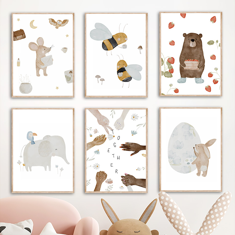Boho Animals Friend Elephant R - مراجعة Baby Nursery Home وسعره