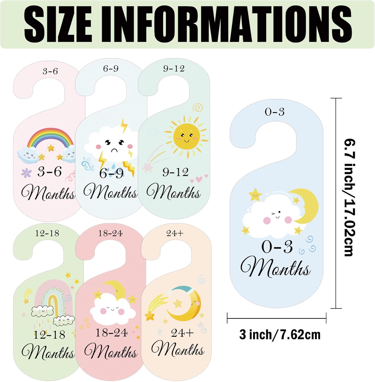 8 Pack Baby Closet Dividers Wa - مراجعة Closet Organizer Baby وسعره