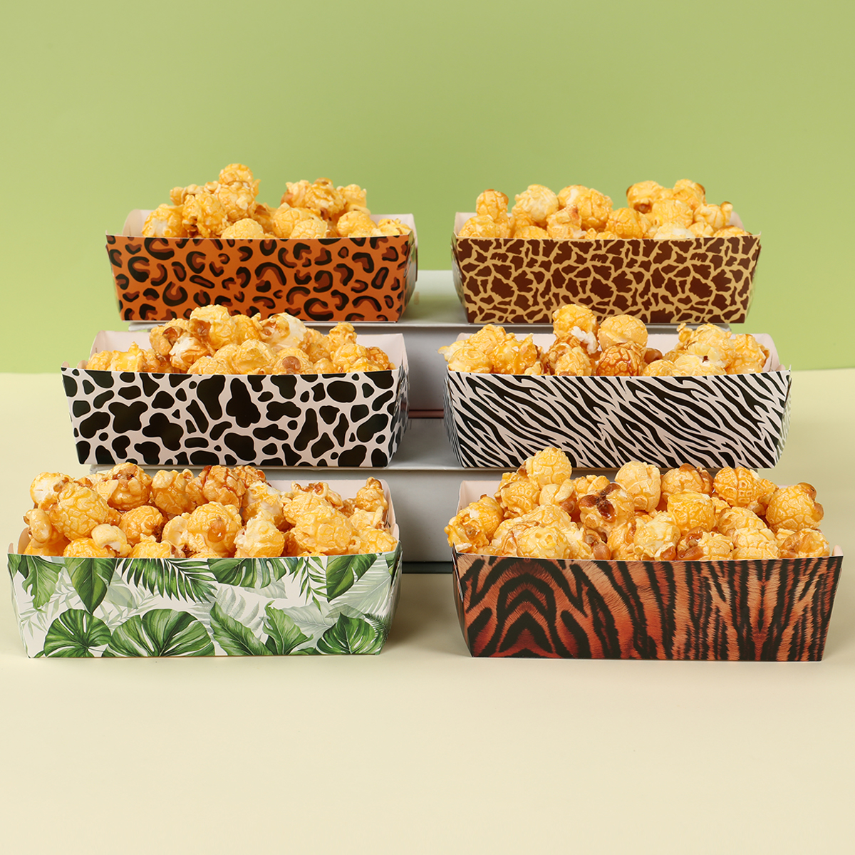 Jungle Animal Mini Snack Trays - مراجعة Baby Nursery Jungle Theme وسعره