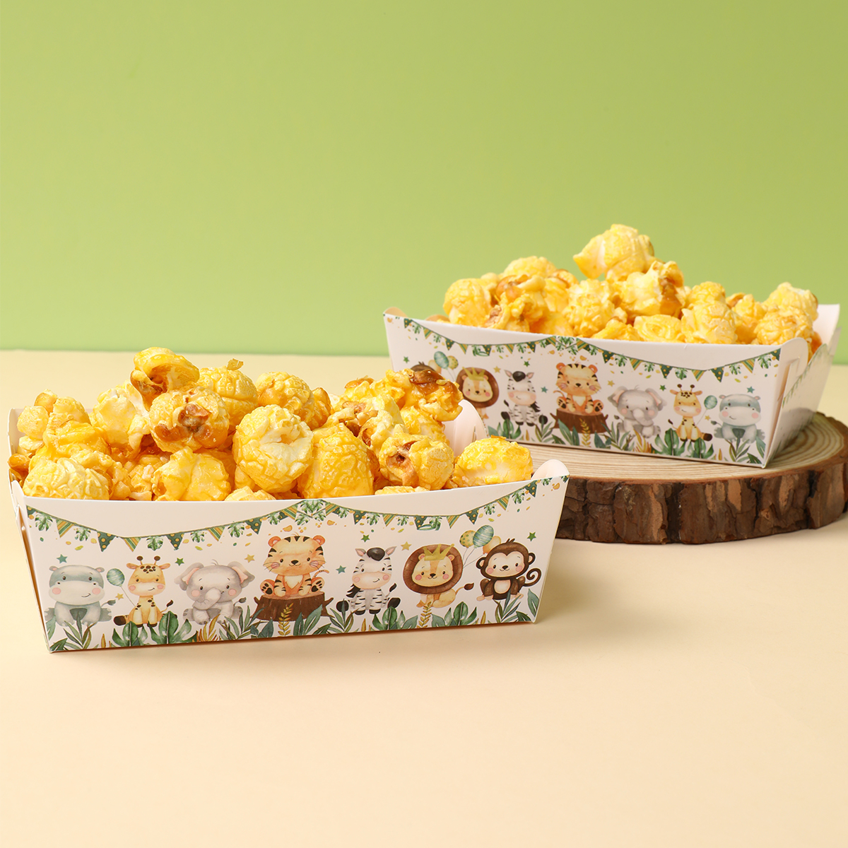 Jungle Animal Mini Snack Trays - مراجعة Baby Nursery Jungle Theme وسعره
