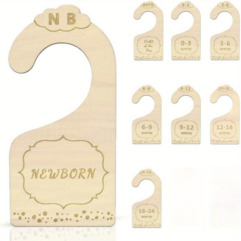 8PCS/1SET Baby Closet Size Div - مراجعة Closet Organizer Baby وسعره