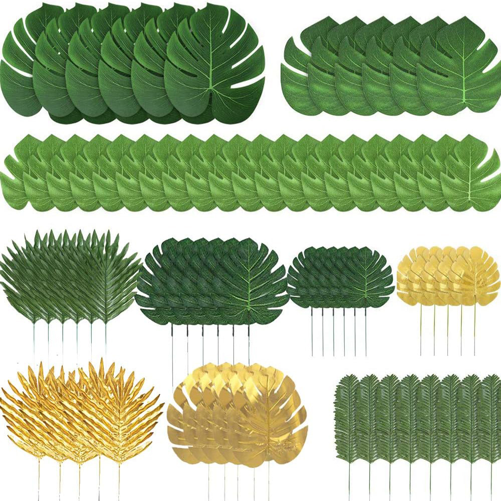 Artificial Tropical Palm Leave - مراجعة Baby Nursery Jungle Theme وسعره