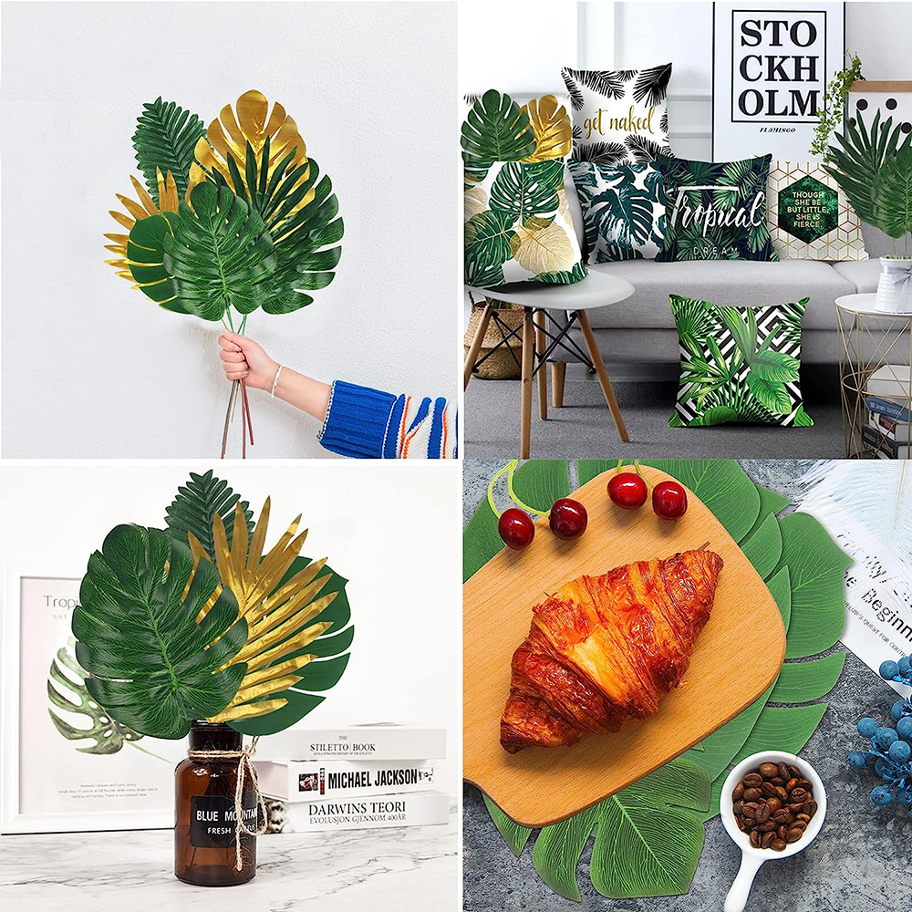 Artificial Tropical Palm Leave - مراجعة Baby Nursery Jungle Theme وسعره