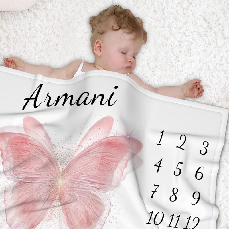 VIKAMA Pink Butterfly Baby Mil - مراجعة Baby Nursery Mat وسعره