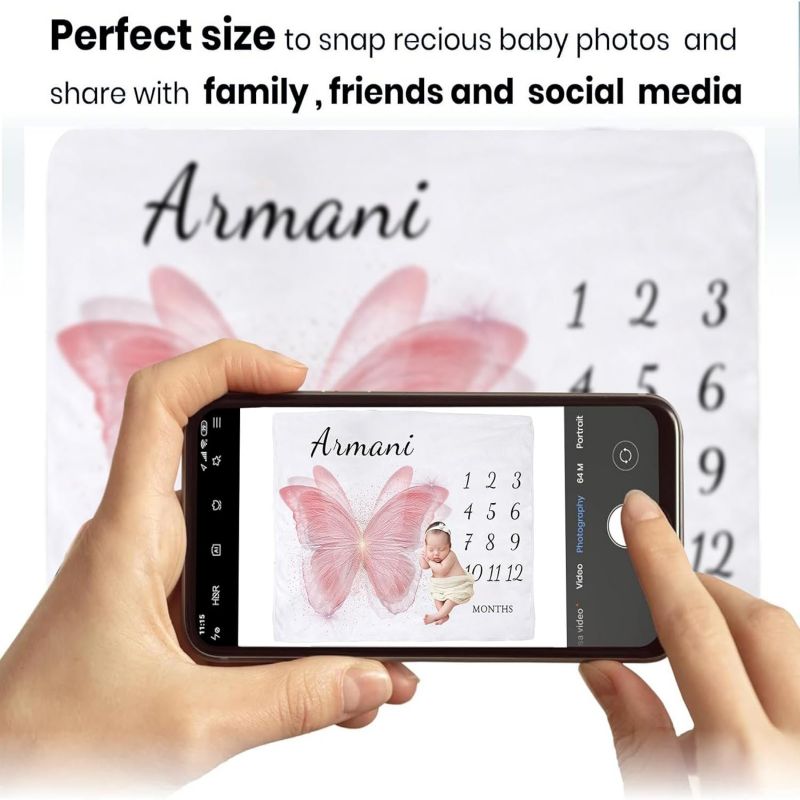 VIKAMA Pink Butterfly Baby Mil - مراجعة Baby Nursery Mat وسعره