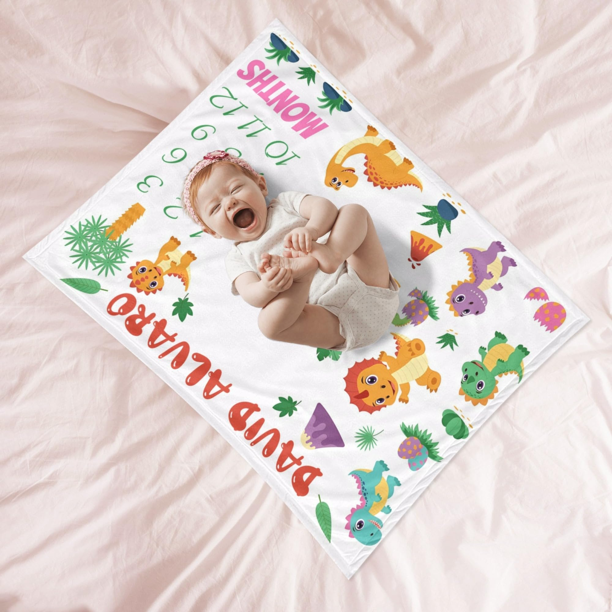 VIKAMA Dinosaur Themed Baby Mi - مراجعة Baby Nursery Mat وسعره