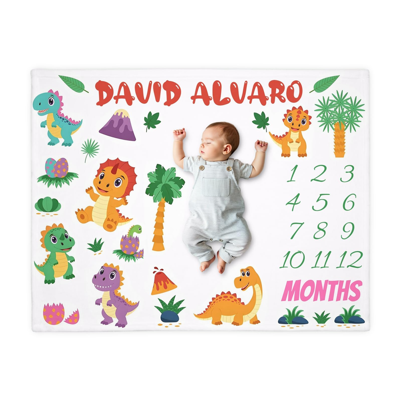 VIKAMA Dinosaur Themed Baby Mi - مراجعة Baby Nursery Mat وسعره