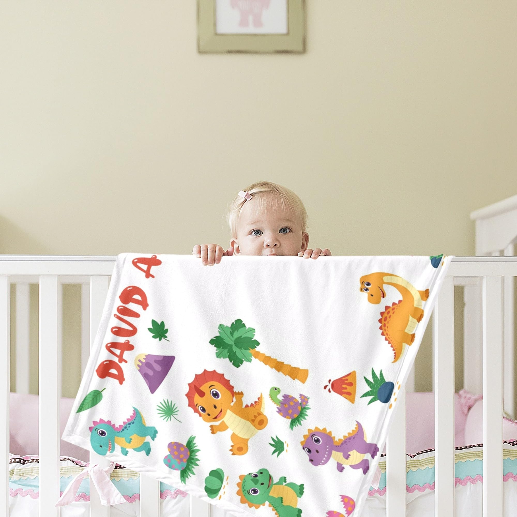 VIKAMA Dinosaur Themed Baby Mi - مراجعة Baby Nursery Mat وسعره