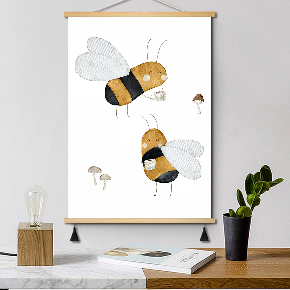 Boho Cartoon Posters Print Bea - مراجعة Baby Nursery Kids وسعره