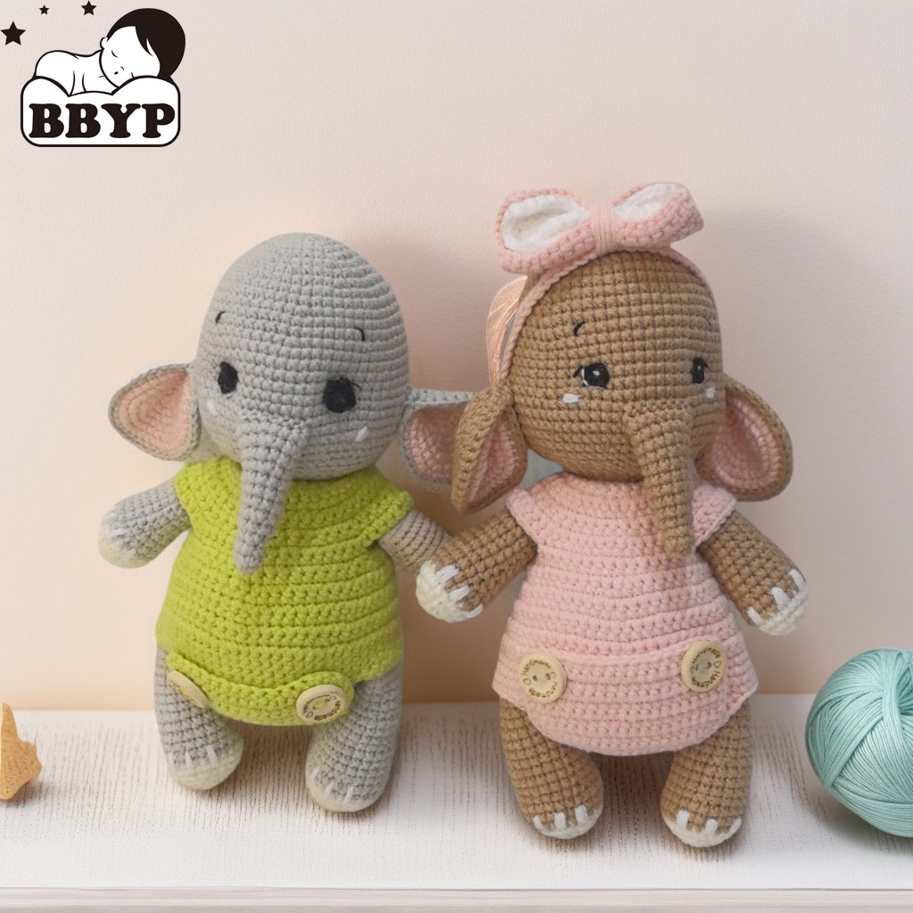 Handmade Crochet Elephant Coup - مراجعة Baby Nursery Game وسعره