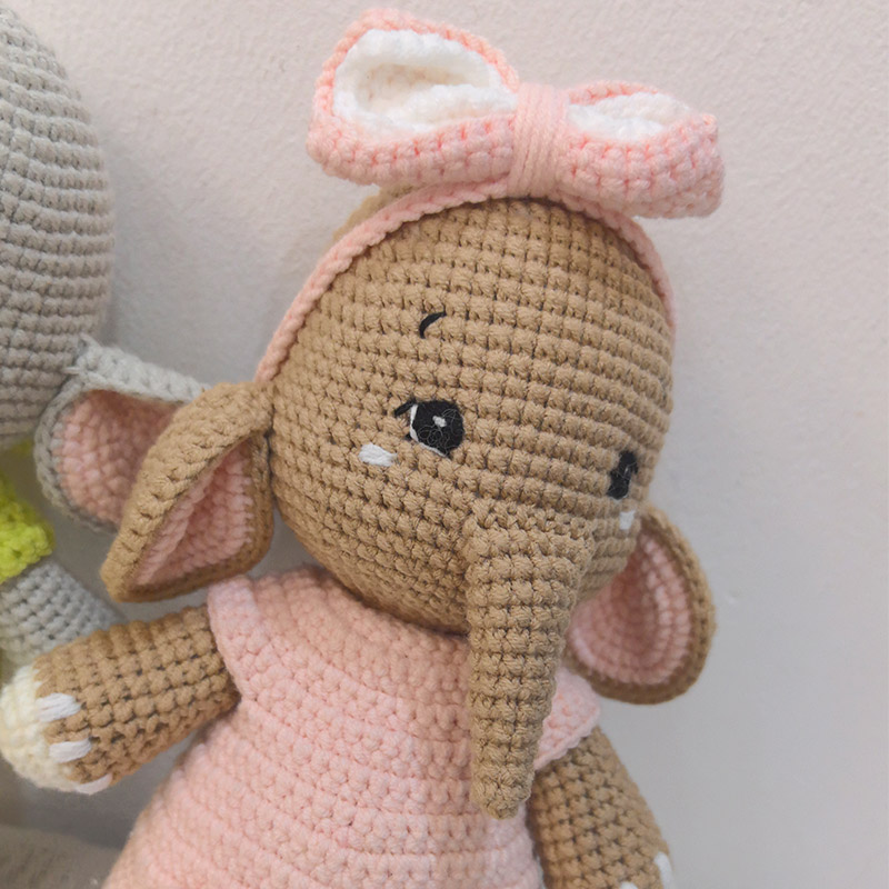 Handmade Crochet Elephant Coup - مراجعة Baby Nursery Game وسعره