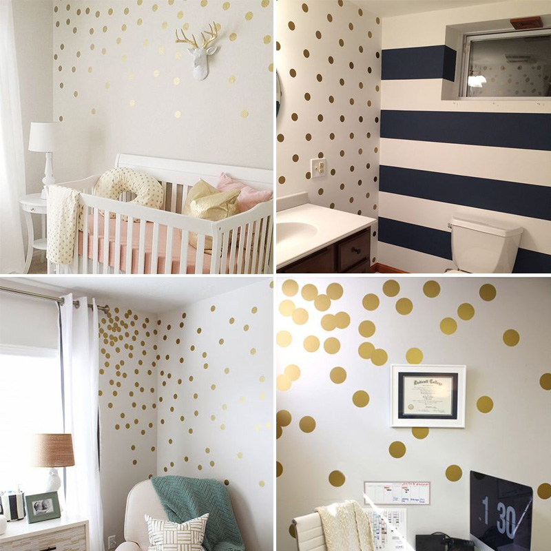 Shiny Rose Yellow Polka Dots W - مراجعة Baby Nursery Yellow Walls وسعره