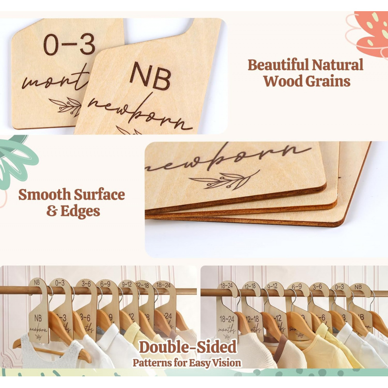 7PCS/SET Baby Closet Dividers  - مراجعة Closet Organizer Baby وسعره