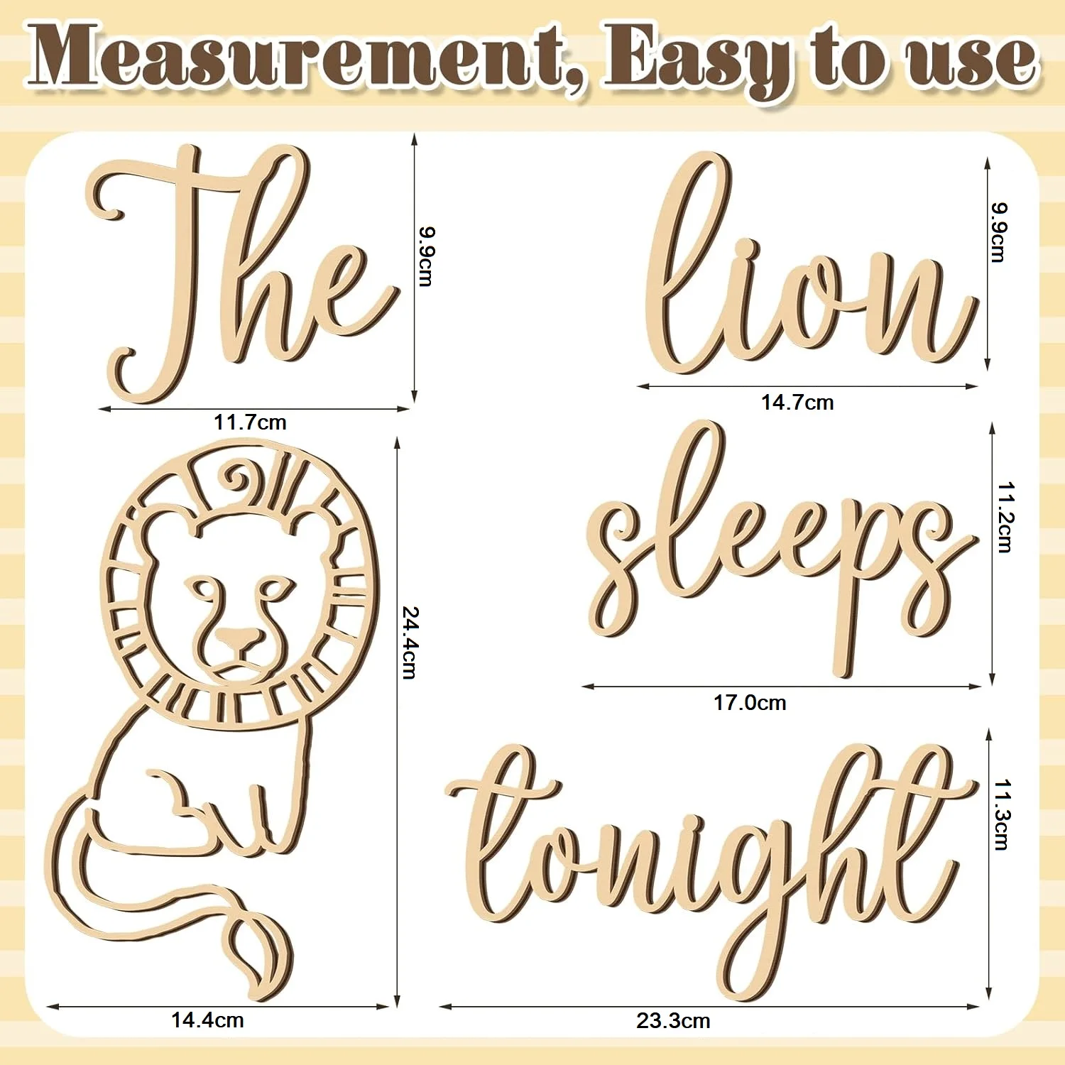 The Lion Sleeps Tonight Wooden - مراجعة Baby Nursery Jungle Theme وسعره