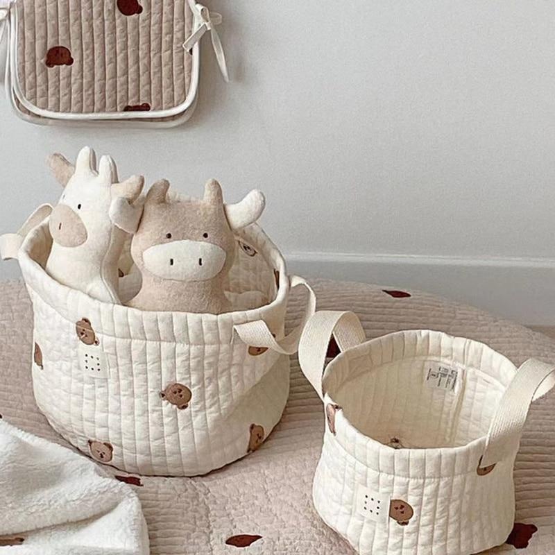 Cute Bear Embroidery Diaper Ba - مراجعة Closet Organizer Baby وسعره