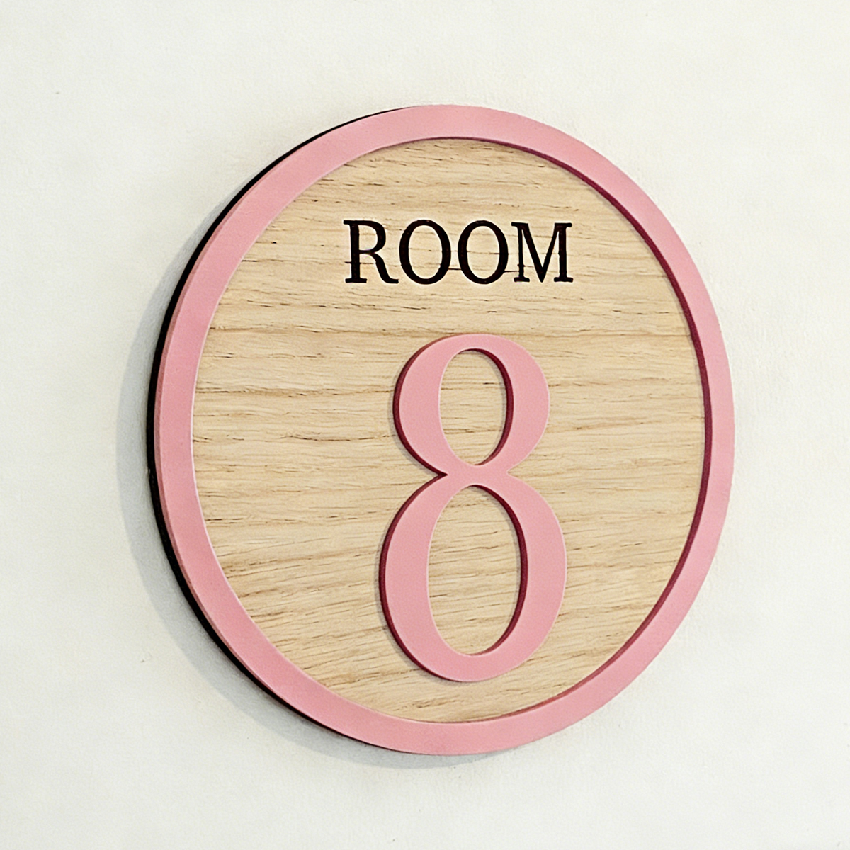1Pc Cutom Room Number Wooden A - مراجعة Baby Nursery Home وسعره