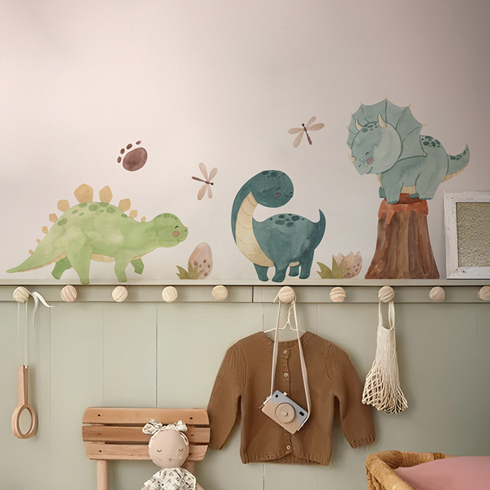 Dinosaur Wall Decals, Dino Alp - مراجعة Baby Nursery Decor Boy وسعره