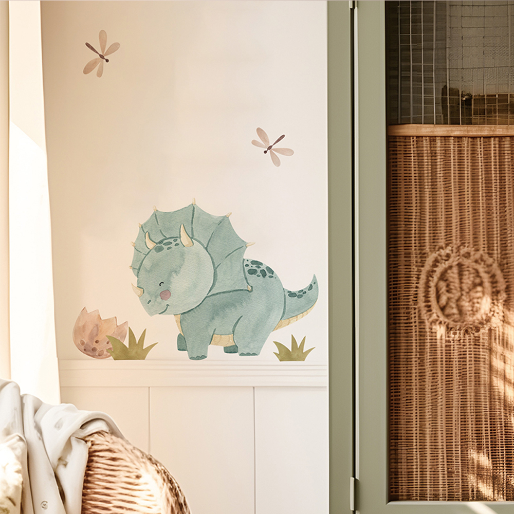 Dinosaur Wall Decals, Dino Alp - مراجعة Baby Nursery Decor Boy وسعره