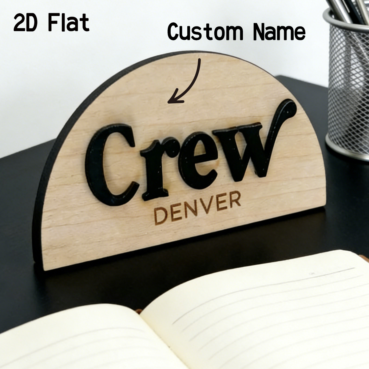 1Pc Cutom Crescent Wooden Acry - مراجعة Baby Nursery Home وسعره