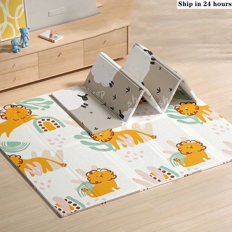 Baby Play Mats Foldable Xpe Pu - مراجعة Baby Nursery Game وسعره