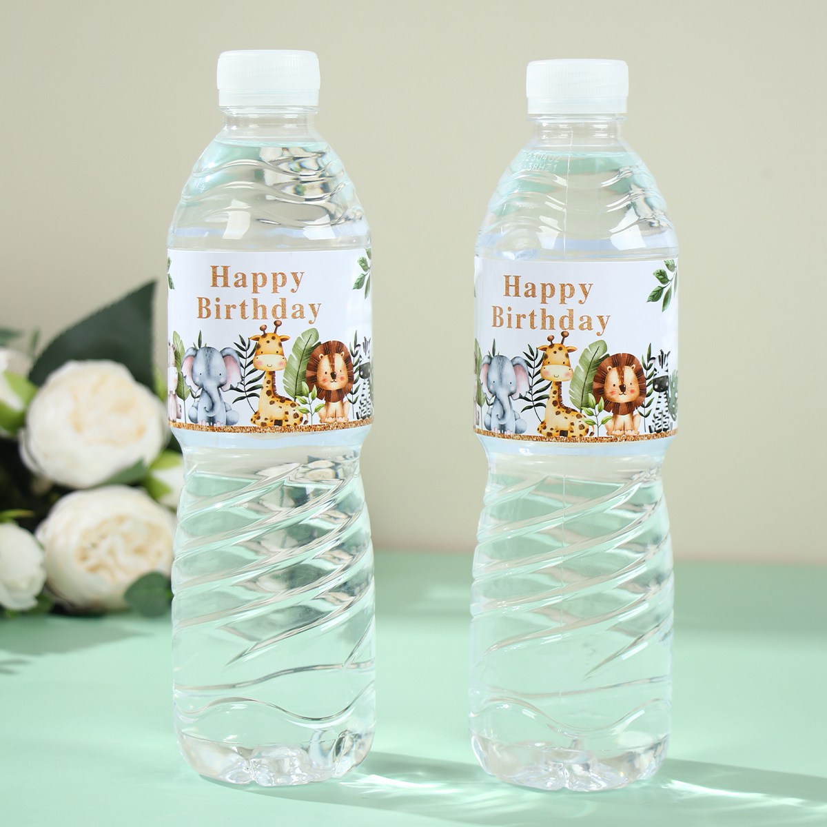 Jungle Animal Water Bottle Sti - مراجعة Baby Nursery Jungle Theme وسعره