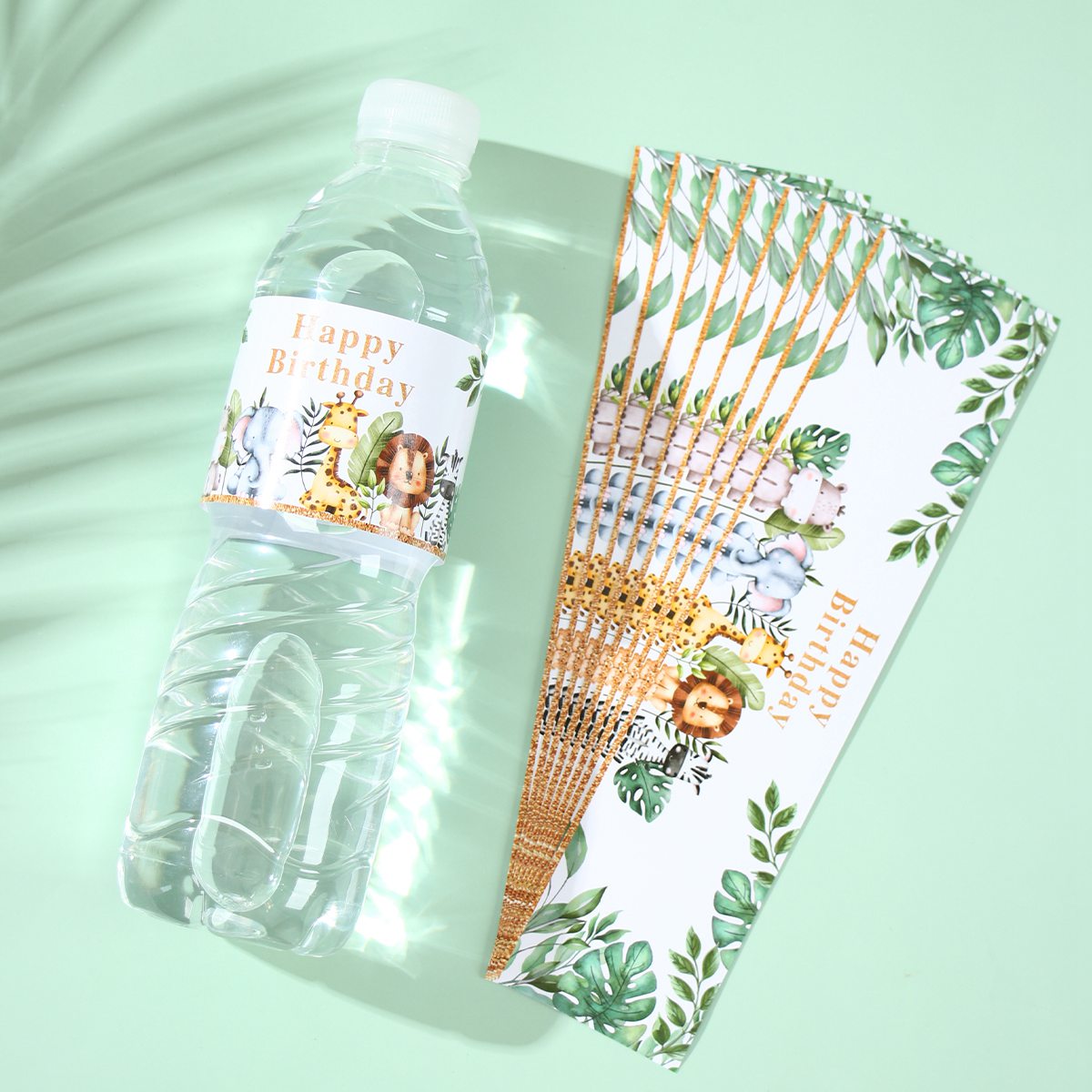 Jungle Animal Water Bottle Sti - مراجعة Baby Nursery Jungle Theme وسعره