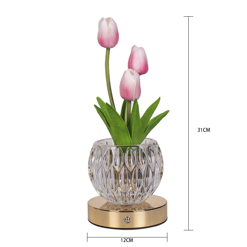 Artificial Tulip Flower Lamp,  - مراجعة Baby Nursery Night Light وسعره