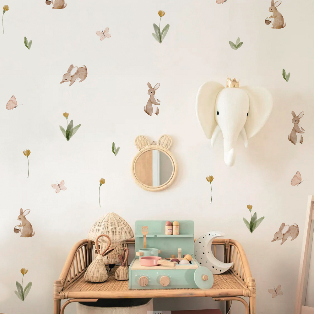Summertime Watercolor  Cute Bu - مراجعة Baby Nursery Decor Boy وسعره
