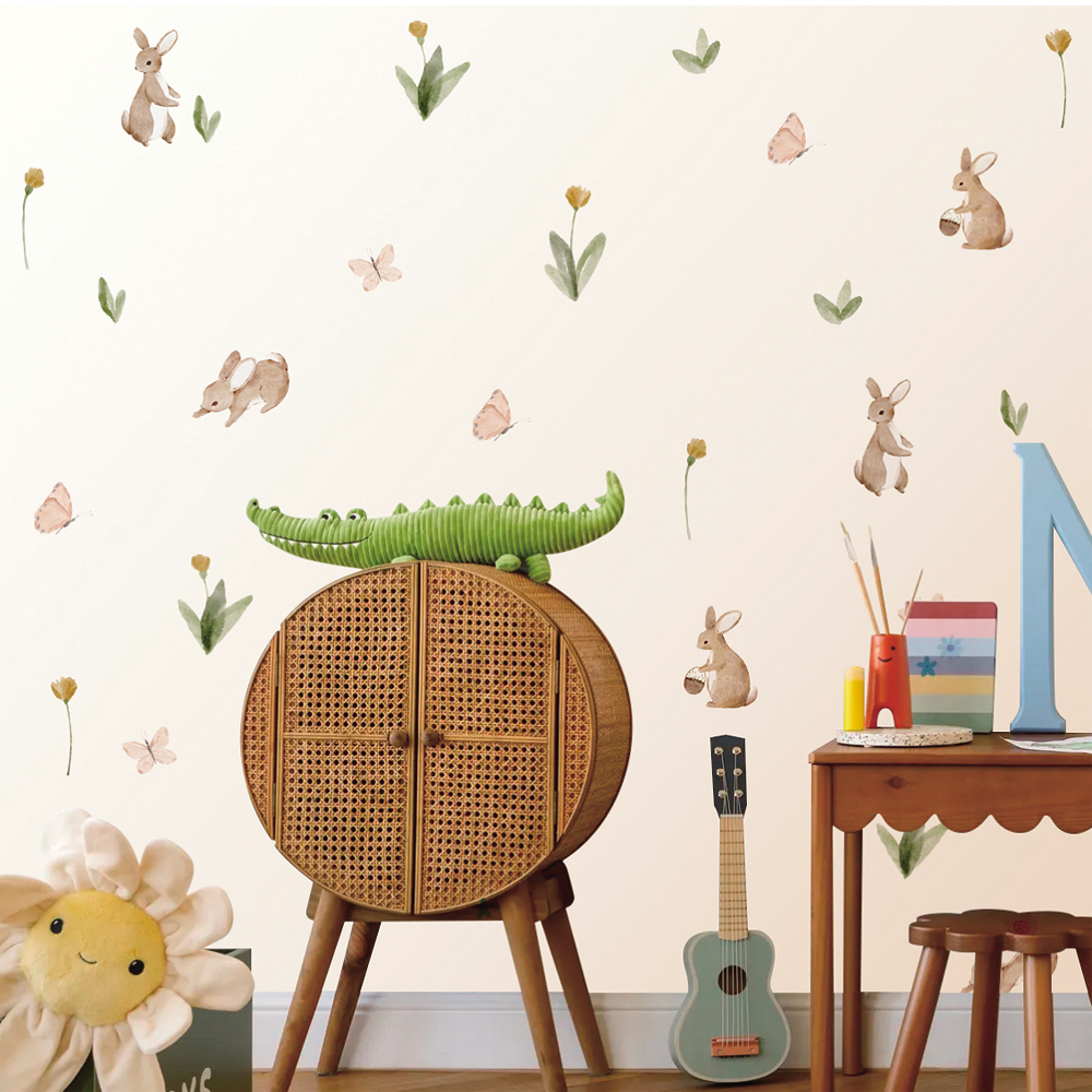 Summertime Watercolor  Cute Bu - مراجعة Baby Nursery Decor Boy وسعره