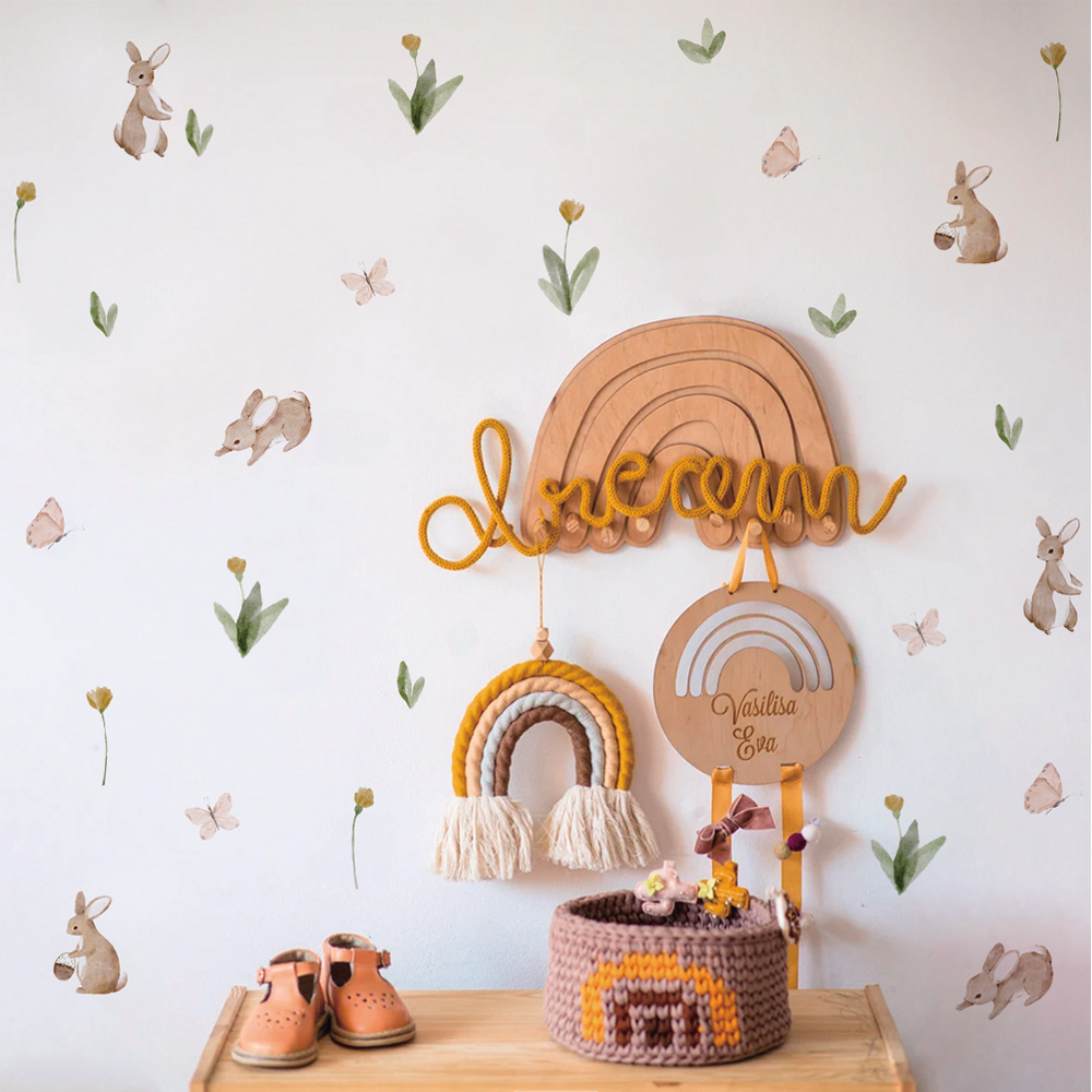 Summertime Watercolor  Cute Bu - مراجعة Baby Nursery Decor Boy وسعره