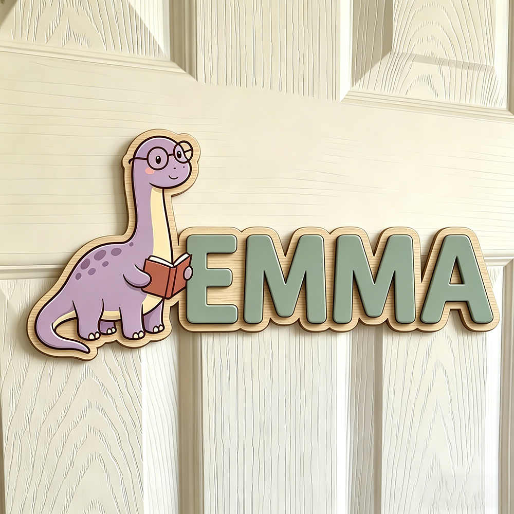 Whimsical Nerdy Dinosaur Custo - مراجعة Baby Nursery Toy وسعره