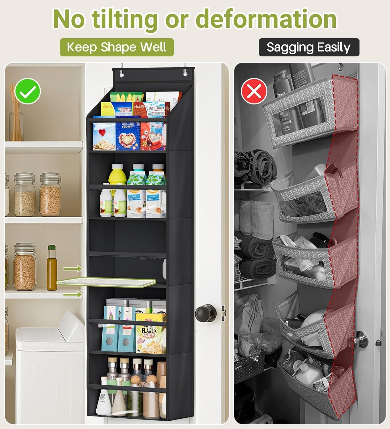 2 Pack Over the Door Organizer - مراجعة Closet Organizer Baby وسعره