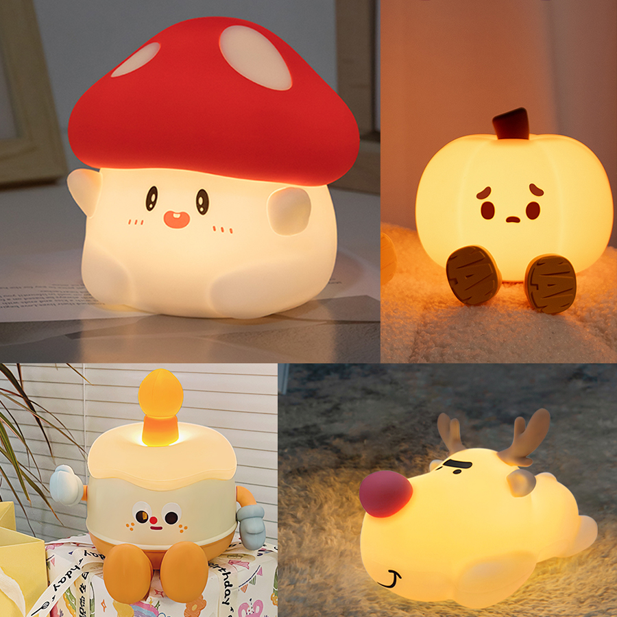 Mushroom Night Light LED Recha - مراجعة Baby Nursery Night Light وسعره