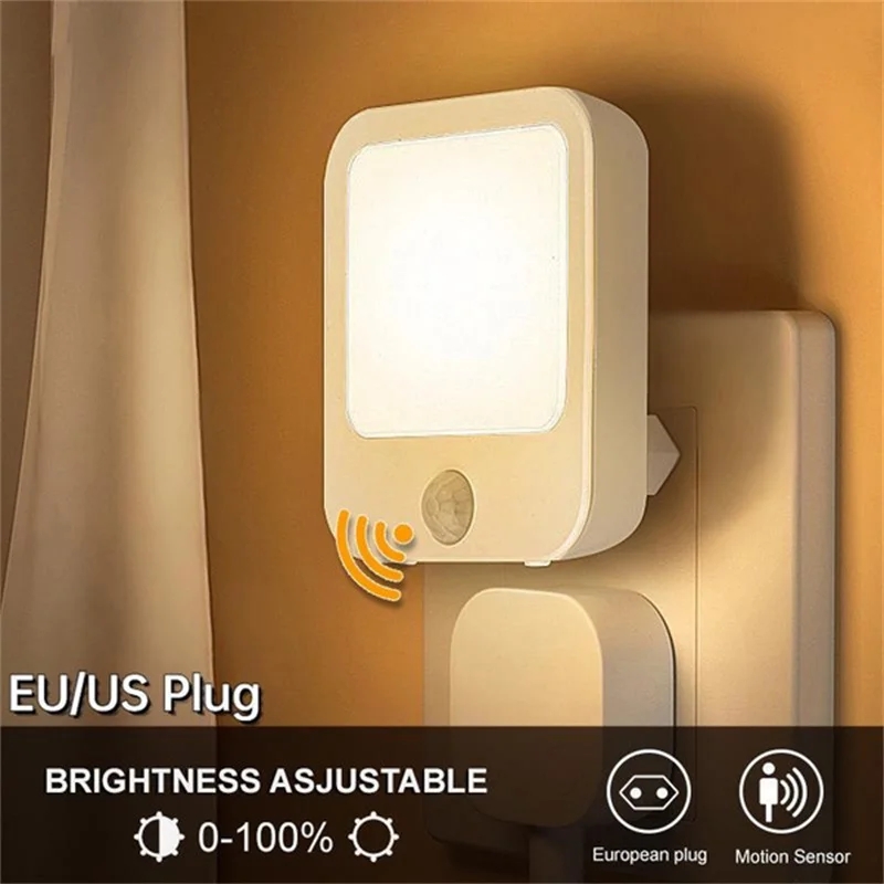 Motion Sensor LED Night Lights - مراجعة Baby Nursery Night Light وسعره