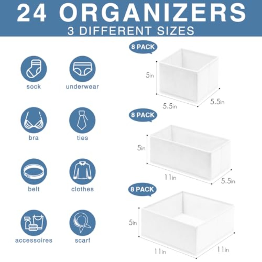 Drawer Organizer Clothes Dress - مراجعة Baby Nursery Closet Organization وسعره