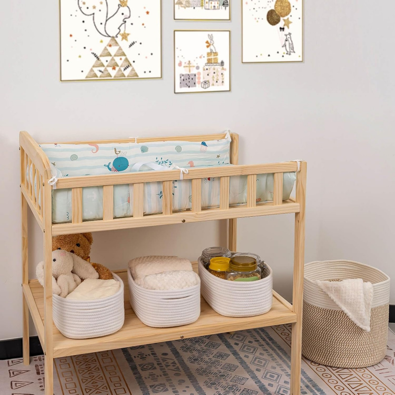 Small Woven Storage Baskets –  - مراجعة Baby Nursery Closet Organization وسعره