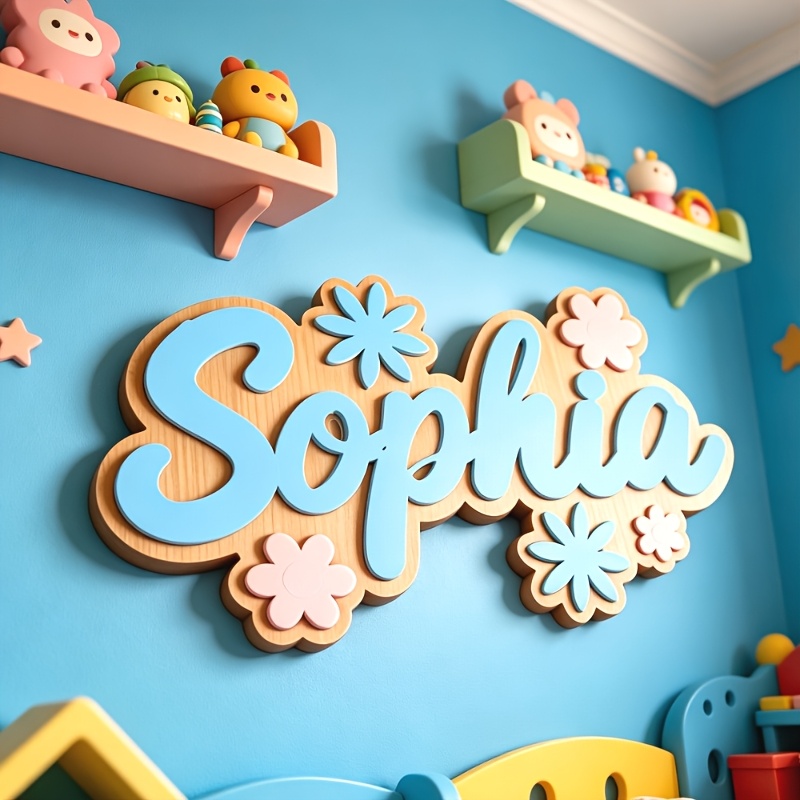 Personalized Floral Themed Nam - مراجعة Baby Nursery Toy وسعره