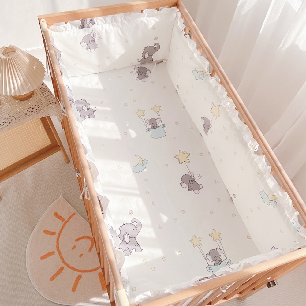 5Pcs Crib Bedding Set Girl Bab - مراجعة Baby Nursery Decor Boy وسعره