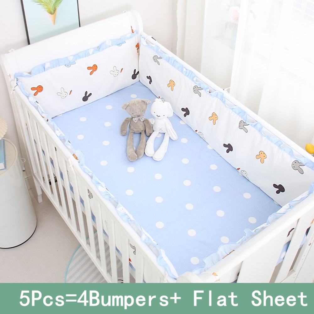 5Pcs Crib Bedding Set Girl Bab - مراجعة Baby Nursery Decor Boy وسعره