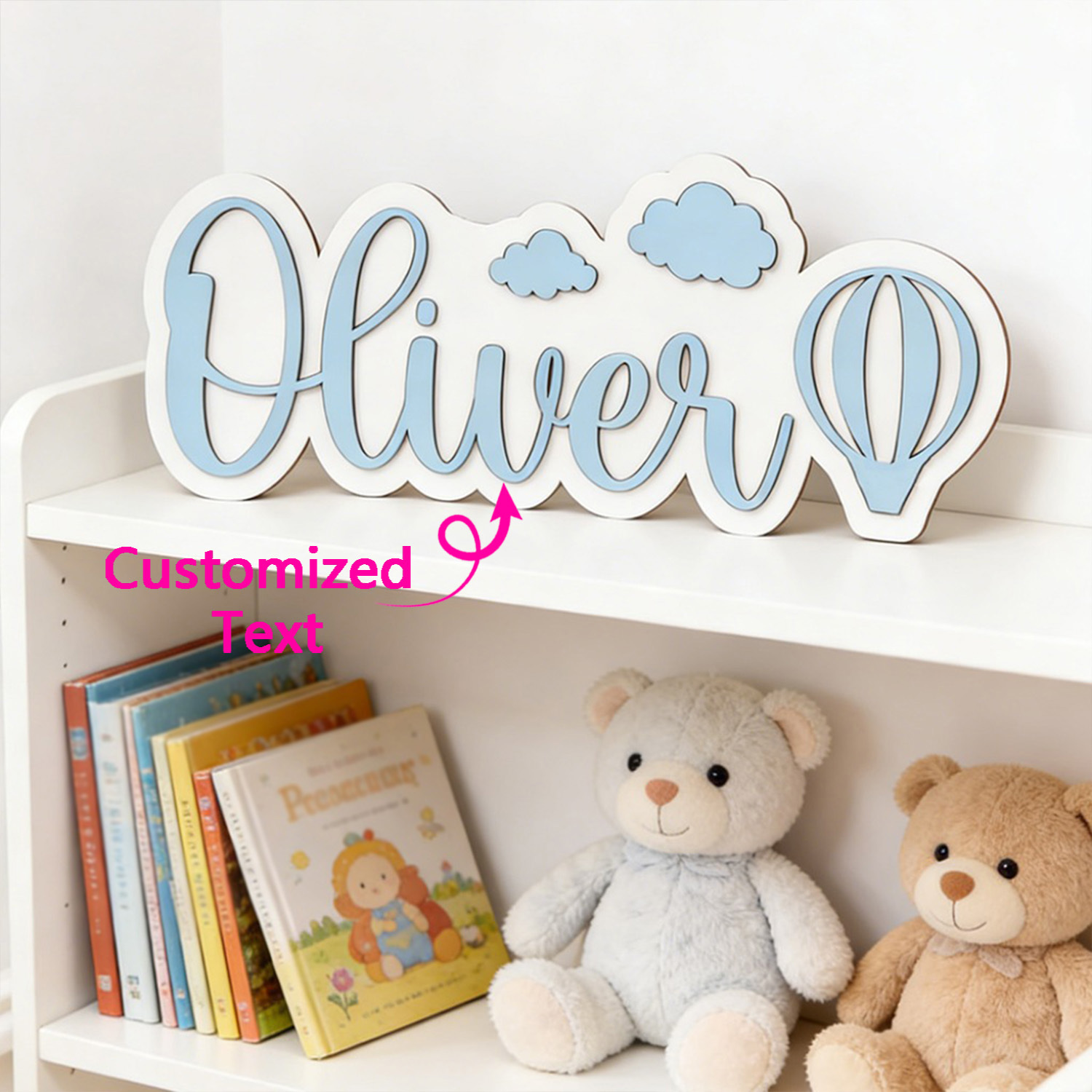 Personalized Hot Air Balloon & - مراجعة Baby Nursery Toy وسعره