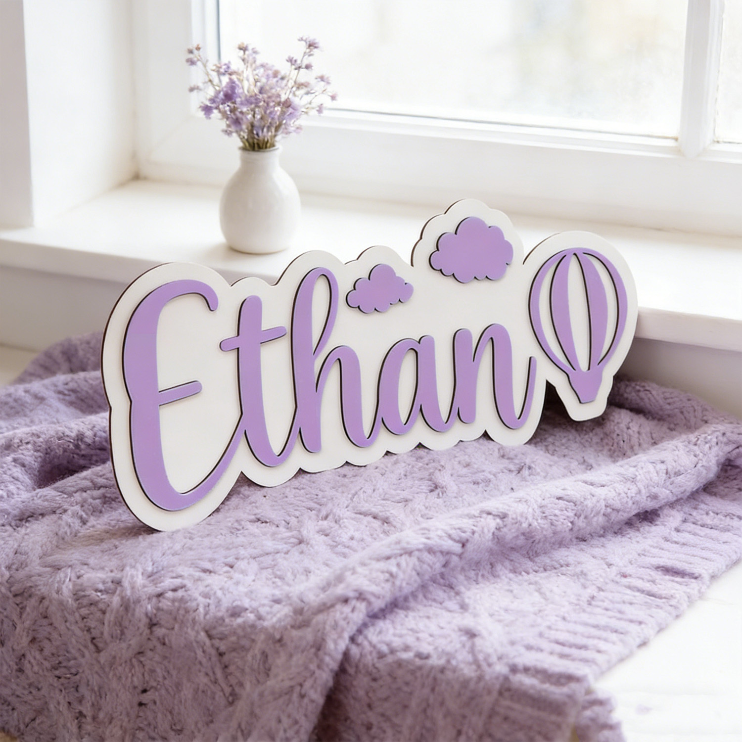 Personalized Hot Air Balloon & - مراجعة Baby Nursery Toy وسعره