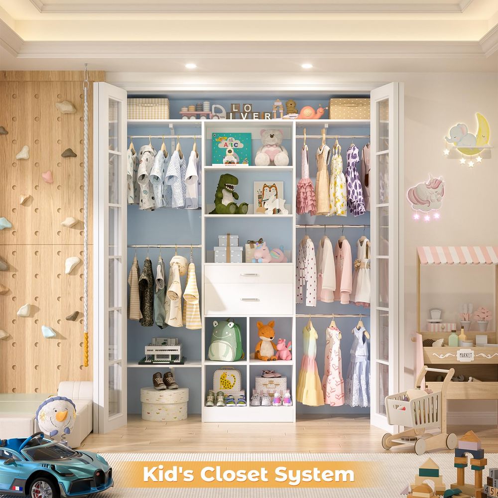 Small Closet System, Baby Clos - مراجعة Closet Organizer Baby وسعره