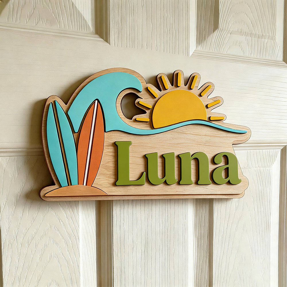 Custom Beach Wave Surfboard Su - مراجعة Baby Nursery Kids وسعره