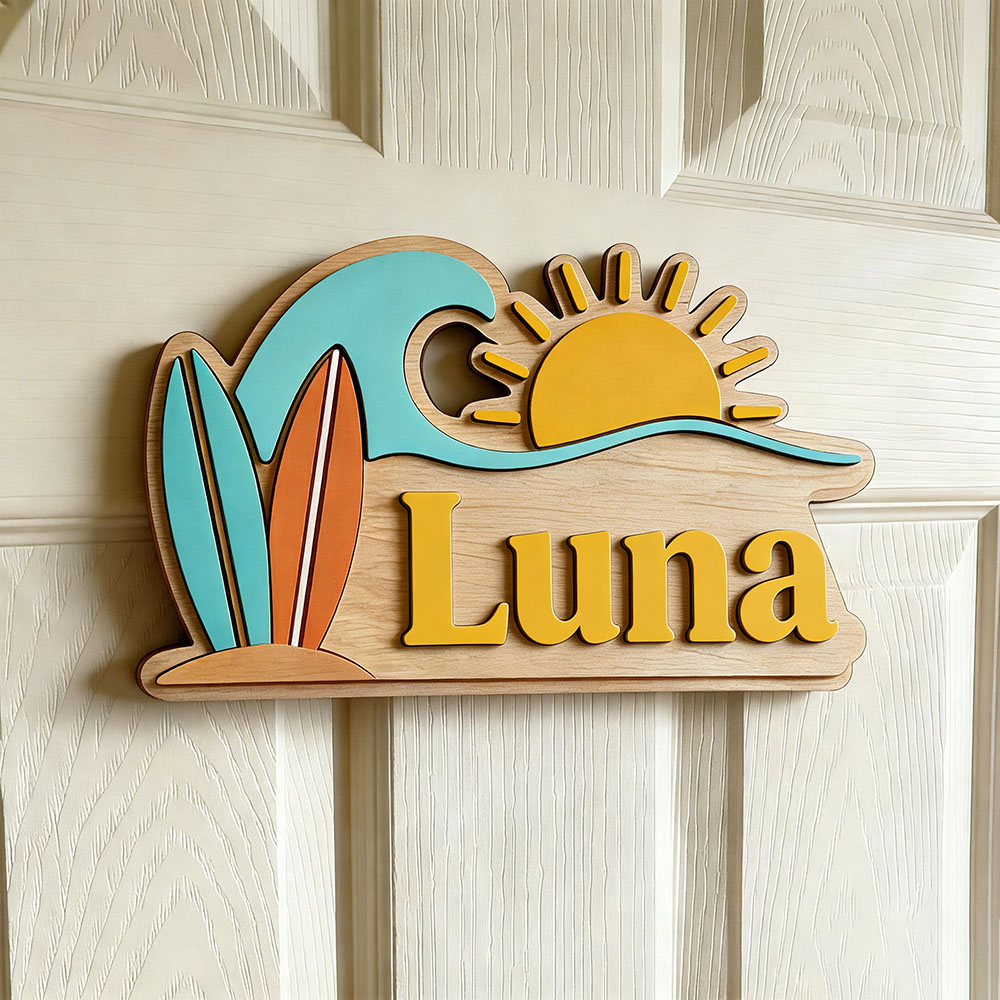 Custom Beach Wave Surfboard Su - مراجعة Baby Nursery Kids وسعره