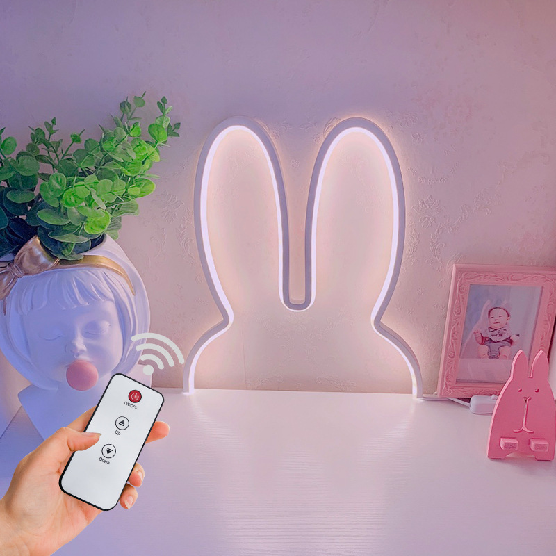 Cute Led Rabbit Wall Lights US - مراجعة Baby Nursery Night Light وسعره
