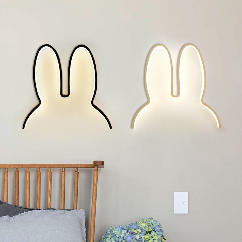 Cute Led Rabbit Wall Lights US - مراجعة Baby Nursery Night Light وسعره