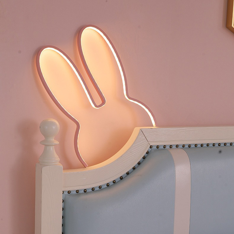 Cute Led Rabbit Wall Lights US - مراجعة Baby Nursery Night Light وسعره
