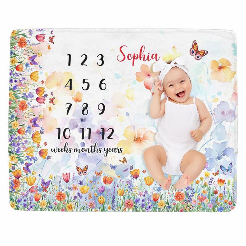 VIKAMA Wildflower Butterfly Ba - مراجعة Baby Nursery Mat وسعره