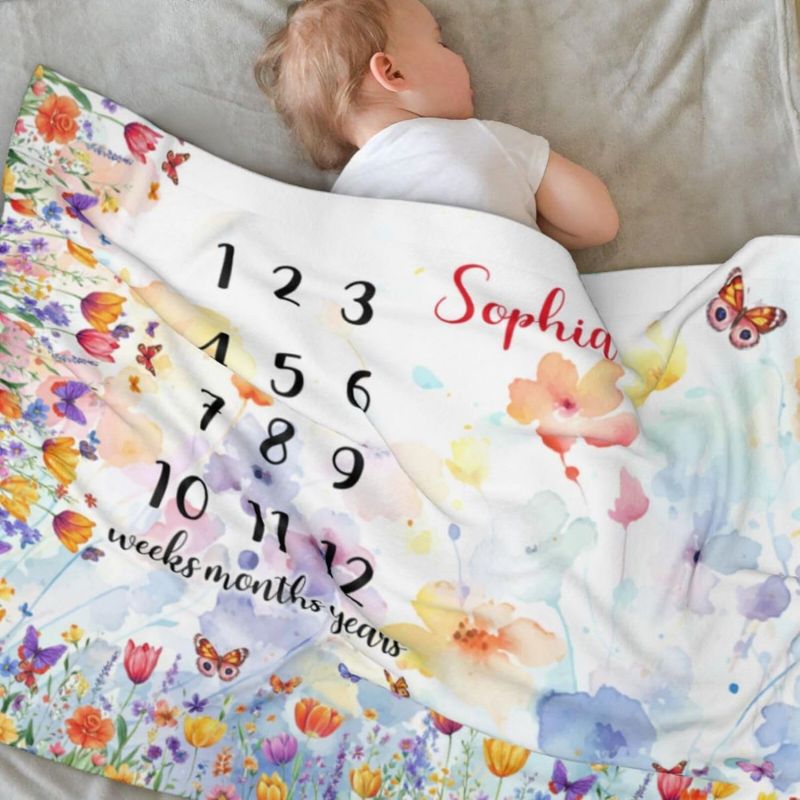 VIKAMA Wildflower Butterfly Ba - مراجعة Baby Nursery Mat وسعره