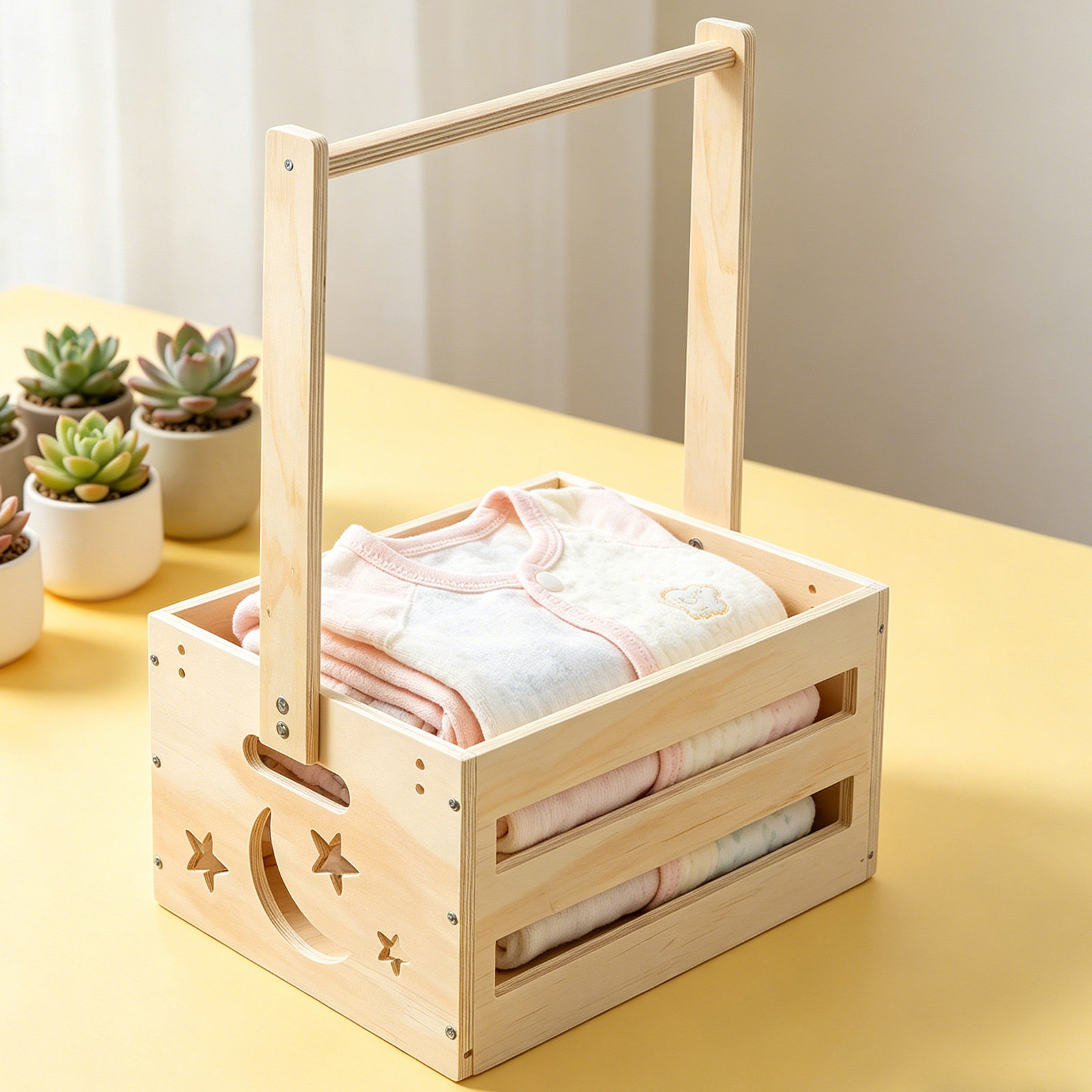 Portable Wood Laundry Hamper B - مراجعة Baby Nursery Closet Organization وسعره